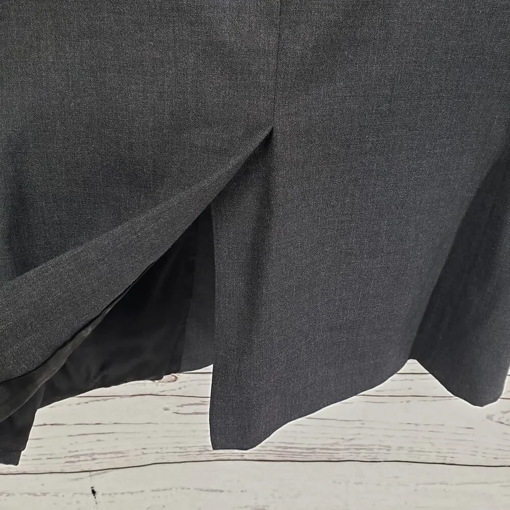 Tailors Row by Deansgate 100%Worsted Wool Men's Charcoal Sportscoat Blazer 42R